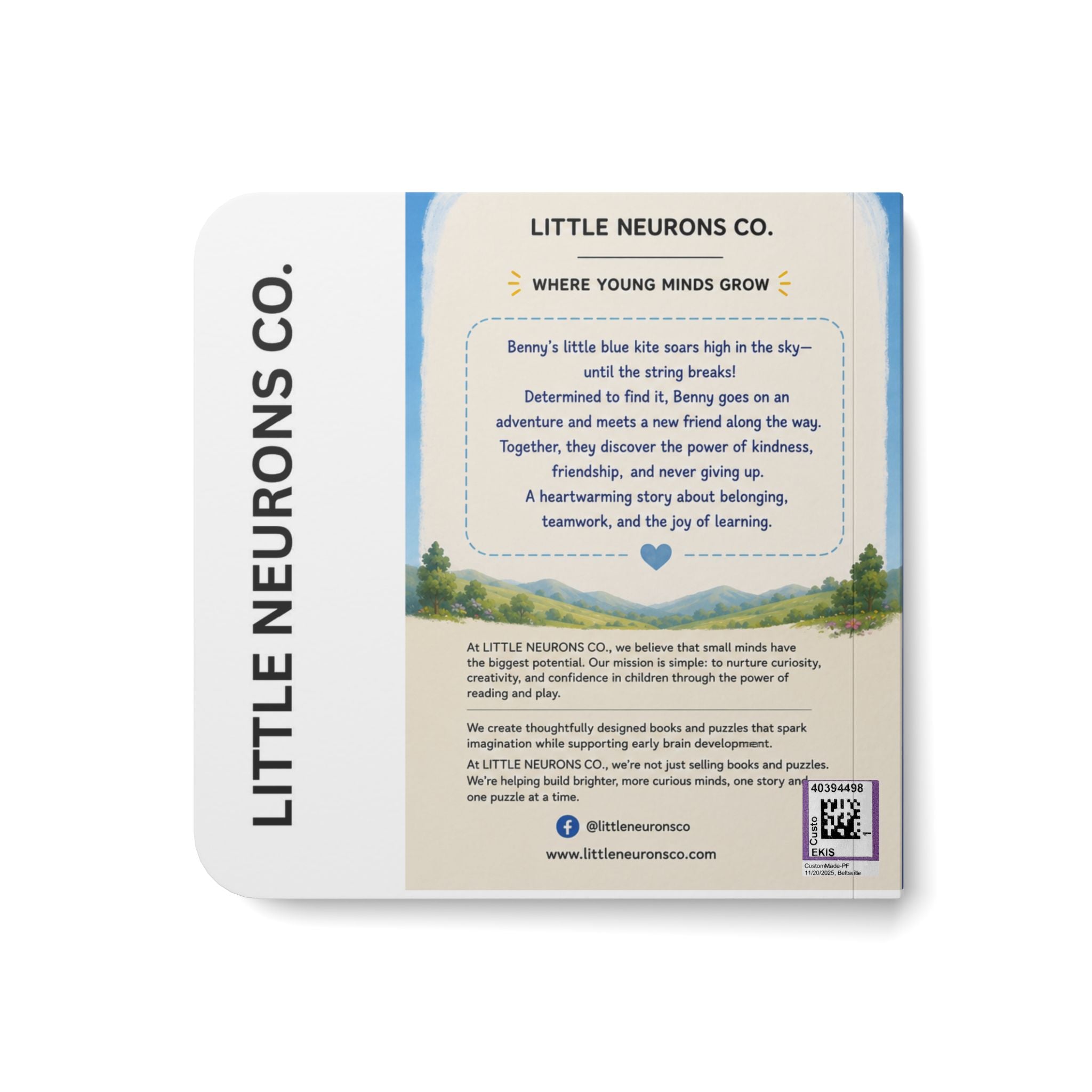 Benny and the Little Blue Kite 
Reading Book